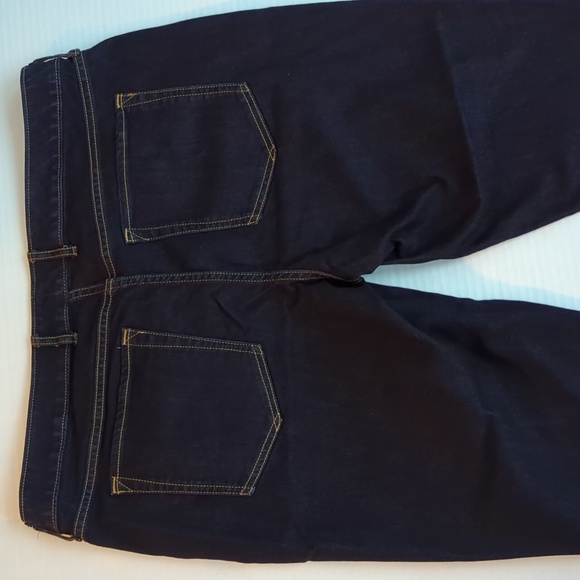Eddie Bauer Slightly Curvy Skinny Leg Jeans 18 Dark Wash Blue - Picture 8 of 14